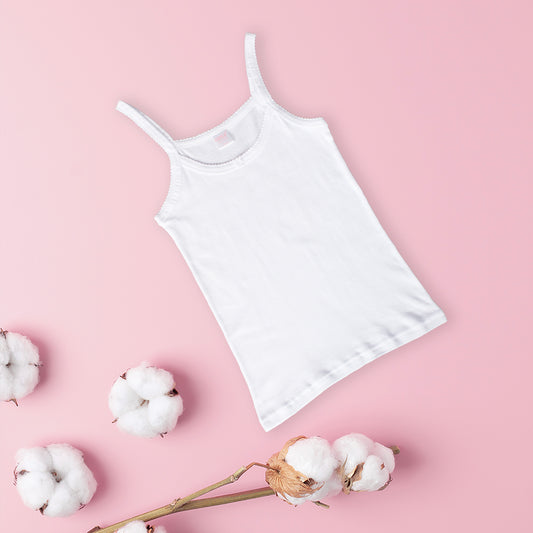 Vest - White - 6 pieces