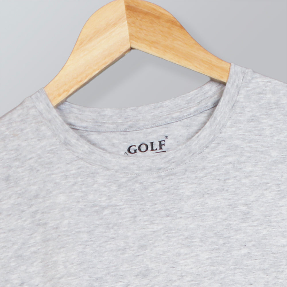 Half Sleeve T-Shirt Round Neck - Gray - 3 pieces