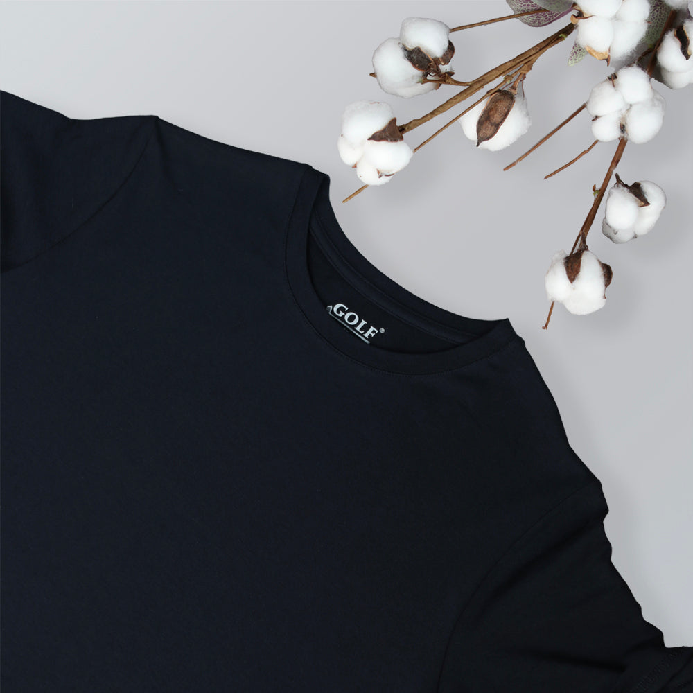Half Sleeve T-Shirt Round Neck - Navy