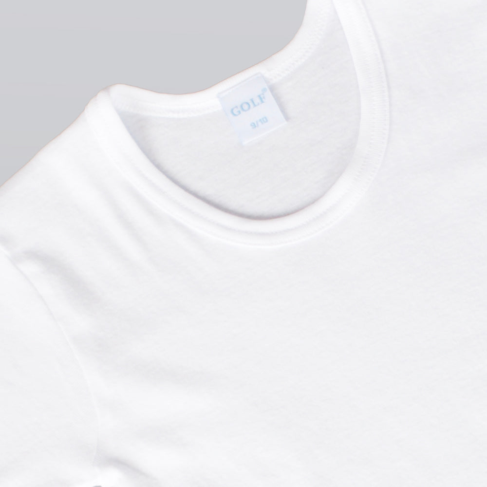 White Collection-Boys T-Shirt Round Neck (6 pieces)