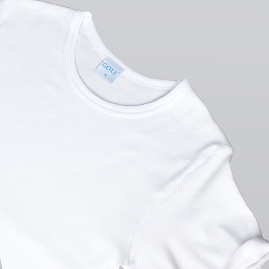 Round Neck Short Sleeve T-Shirt - 6 pieces