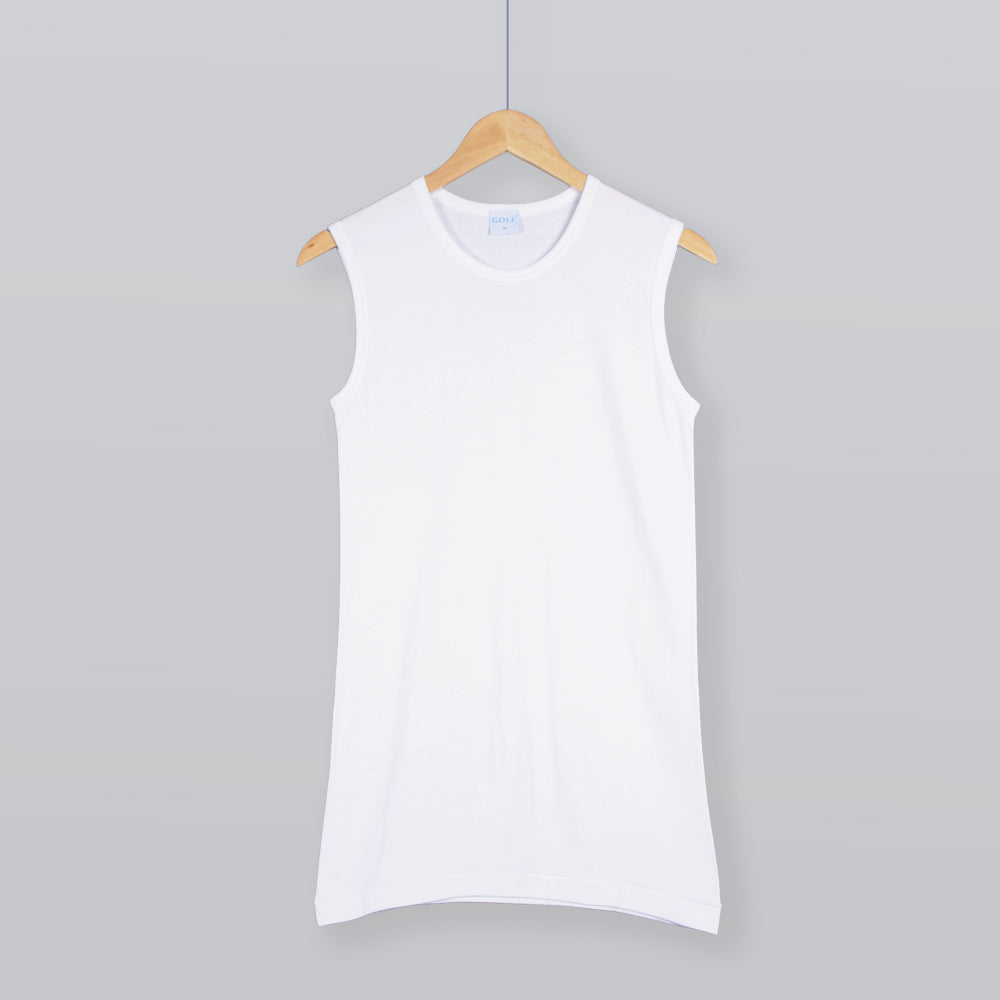 Sleevless Round Neck T-Shirt - 6 pieces
