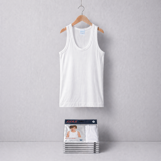 Boys Vest T-Shirt - 6 pieces