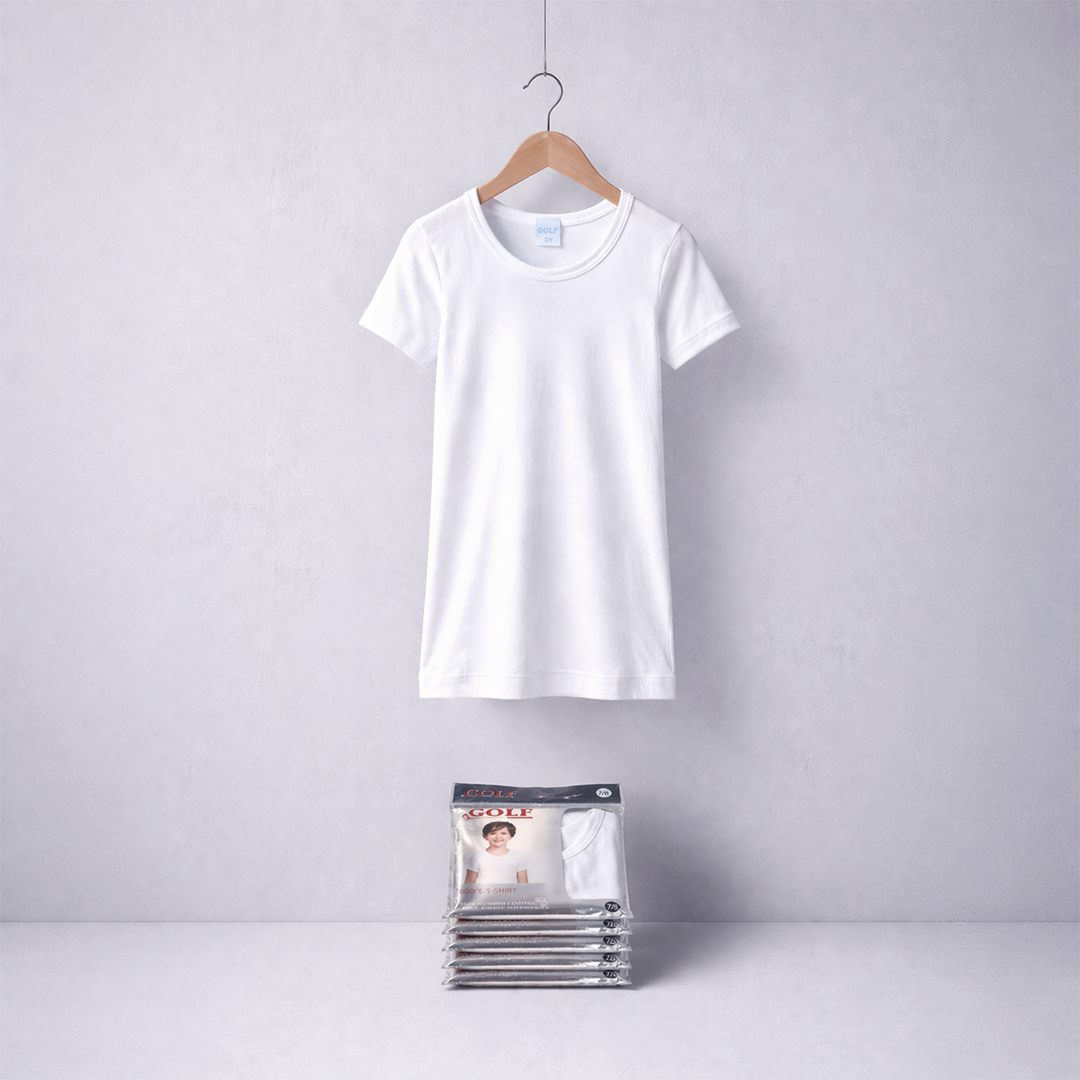 Boy’s T-Shirt Round Neck - 6 pieces