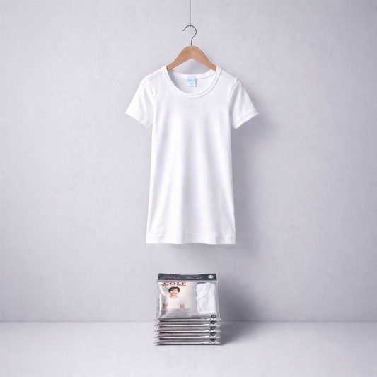 Boy’s T-Shirt Round Neck - 6 pieces
