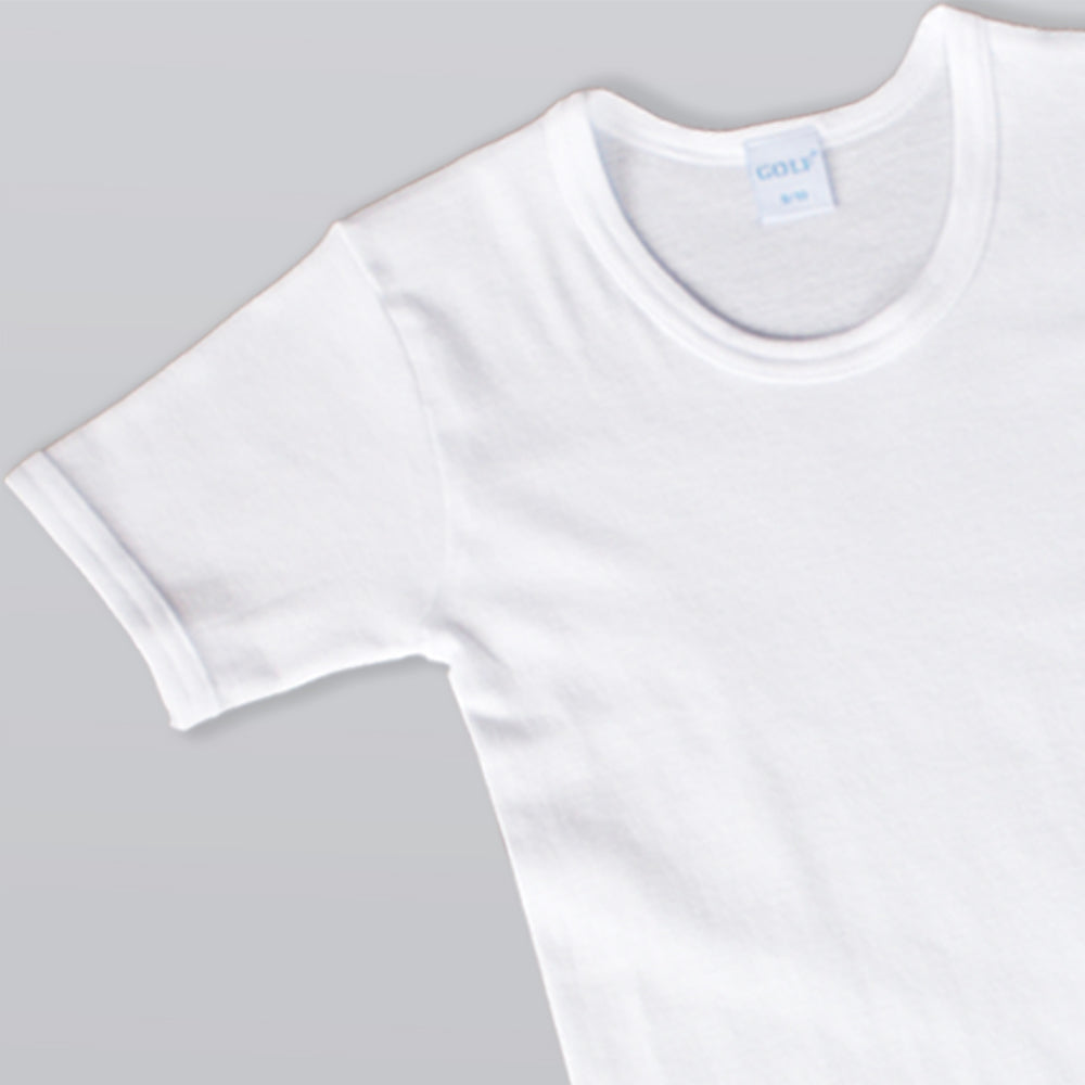Boys T-Shirt & Short Set - White - 6 pieces