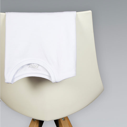 White Long Sleeve T-Shirt Round Neck