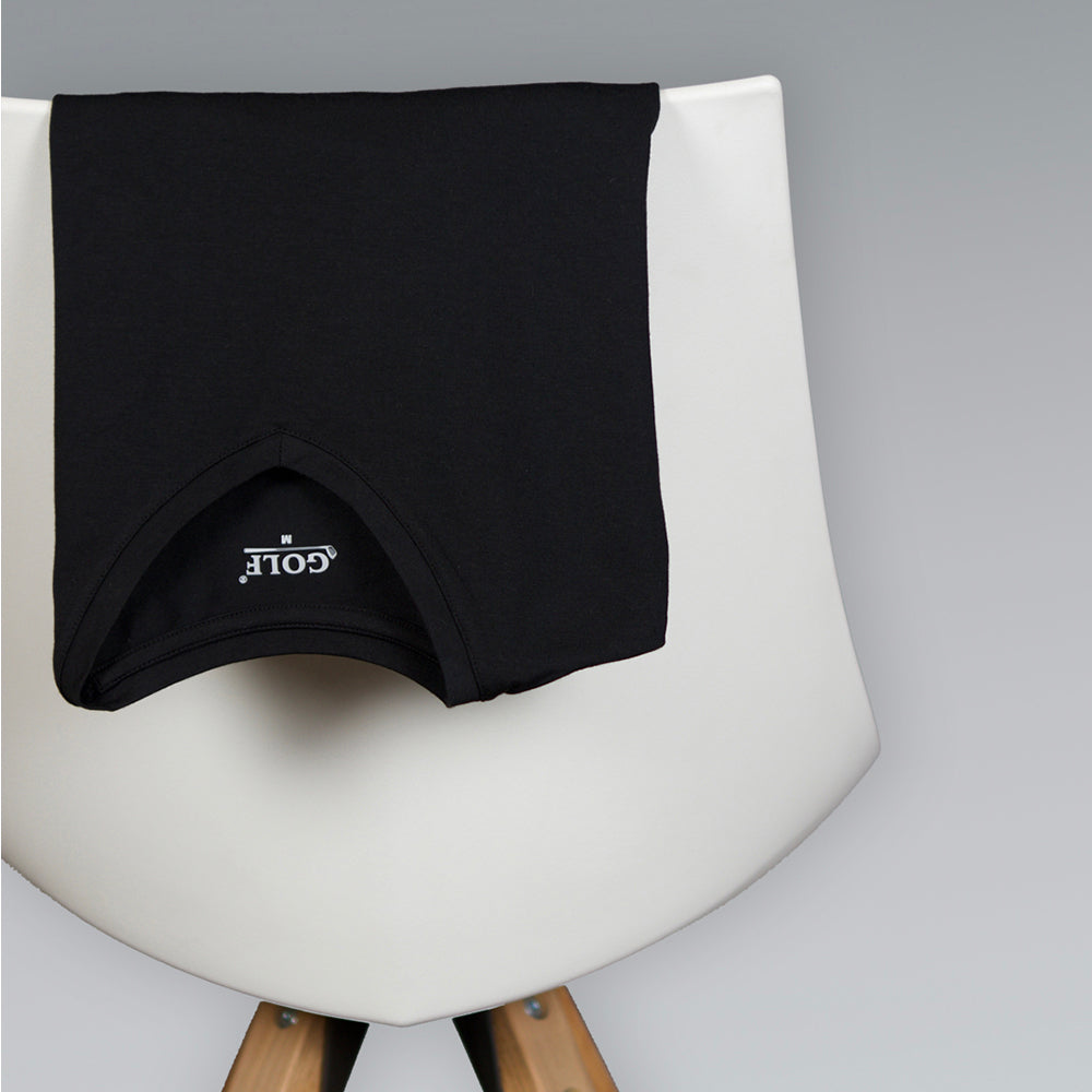 Black Long Sleeve T-Shirt V-Neck