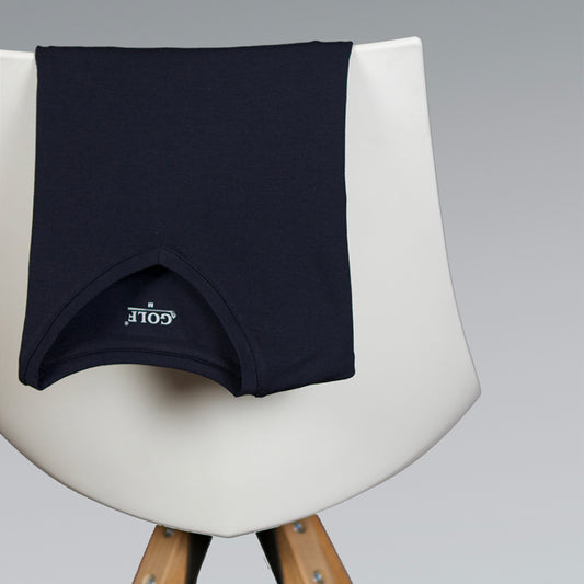 Navy Long Sleeve T-Shirt V-Neck