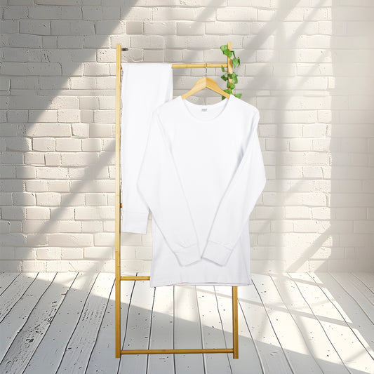 Men's Thermal Set - White