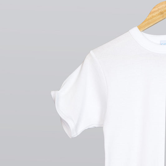 Oval Neck Short Sleeve T-Shirt - 6 pieces