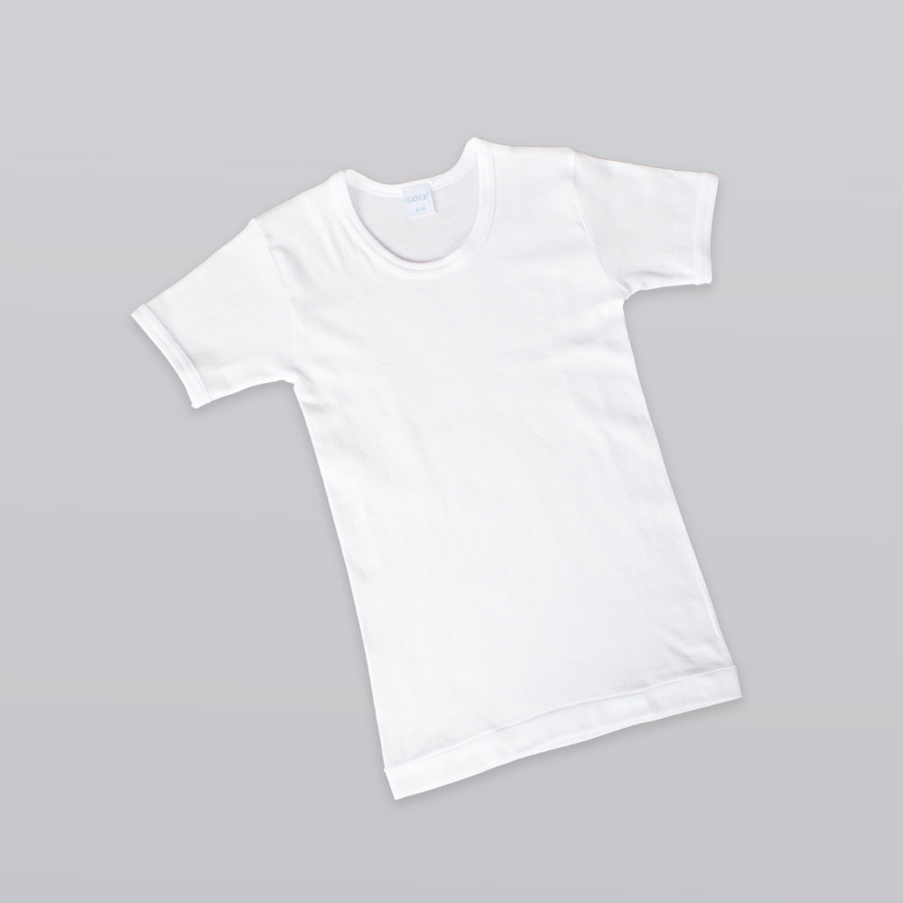 White Collection-Boys T-Shirt Round Neck (6 pieces)