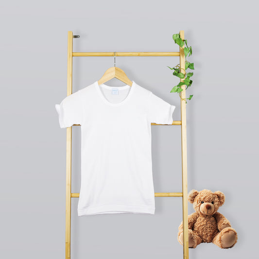 White Collection-Boys T-Shirt Round Neck (6 pieces)