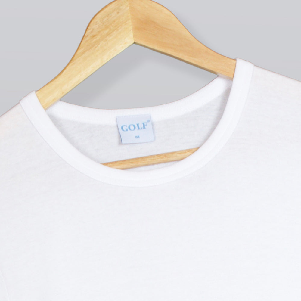 Round Neck Short Sleeve T-Shirt - 6 pieces
