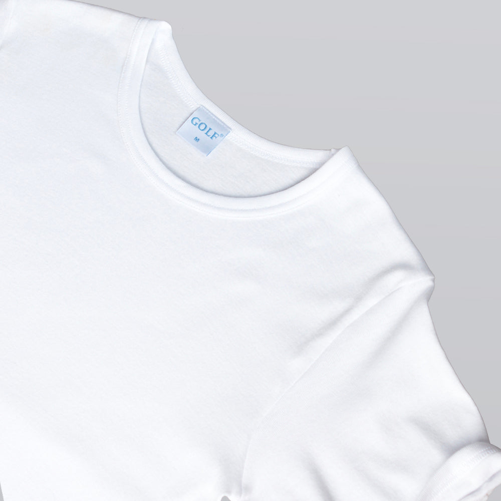 Round Neck Short Sleeve T-Shirt - 6 pieces