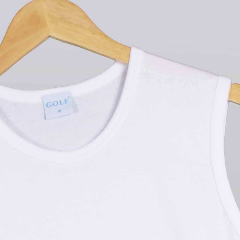 Sleevless Round Neck T-Shirt - 6 pieces
