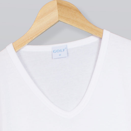 V-Neck Short Sleeve T-Shirt - 6 pieces
