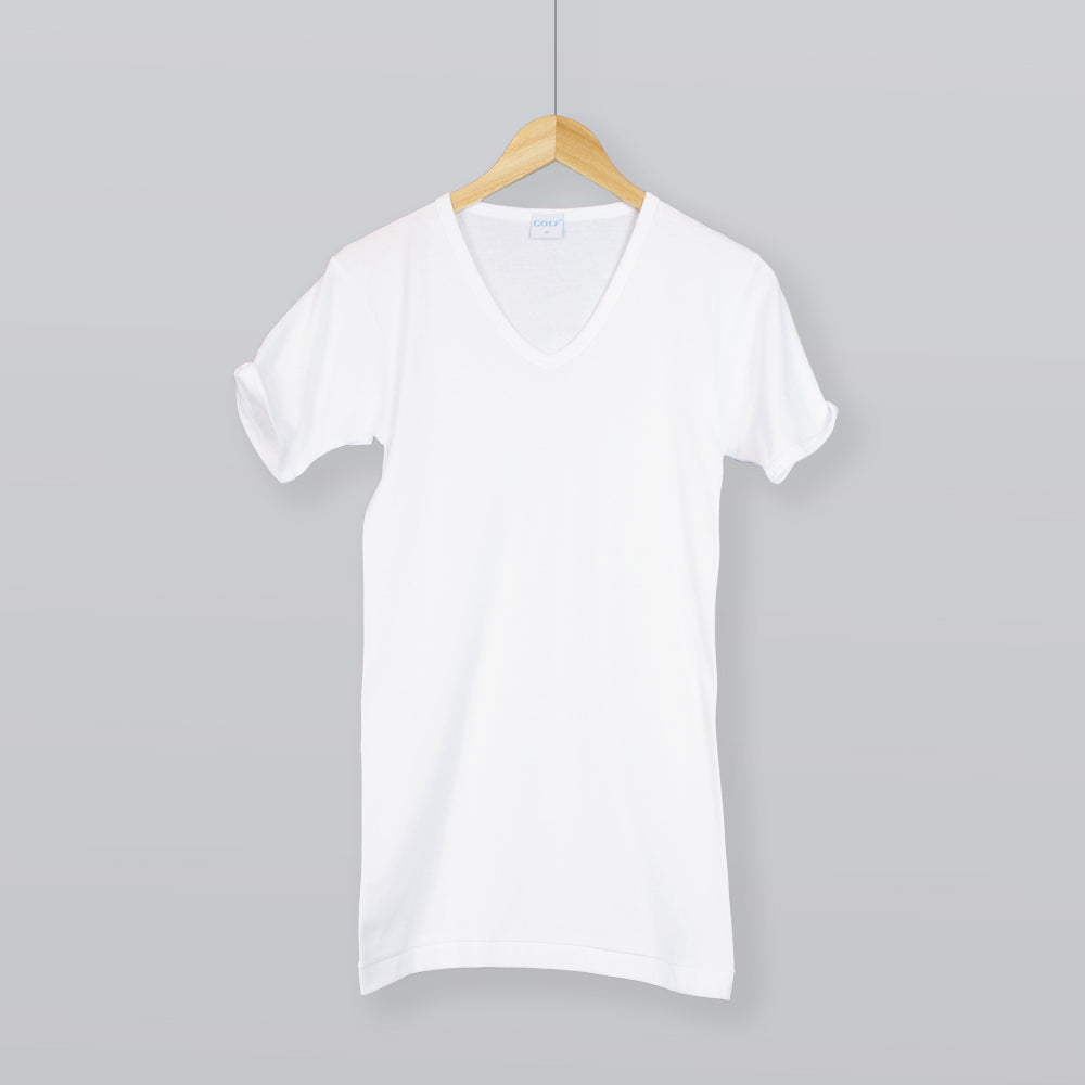 V-Neck Short Sleeve T-Shirt - 6 pieces