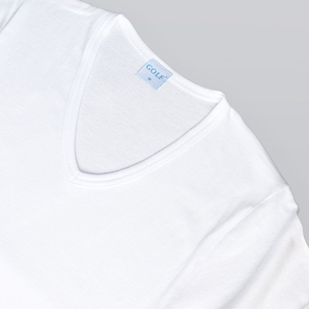 V-Neck Short Sleeve T-Shirt - 6 pieces