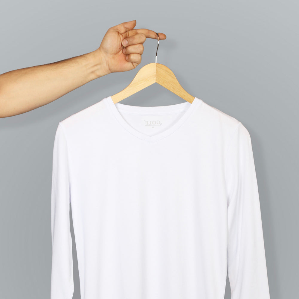 Men's Round Neck Long Sleeve T-shirt