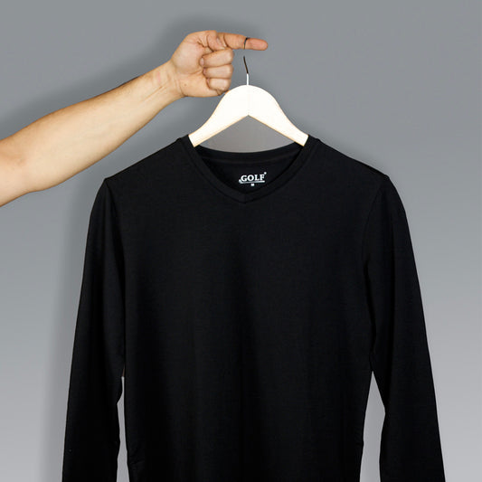 Men's V-Neck Long Sleeve T-shirt